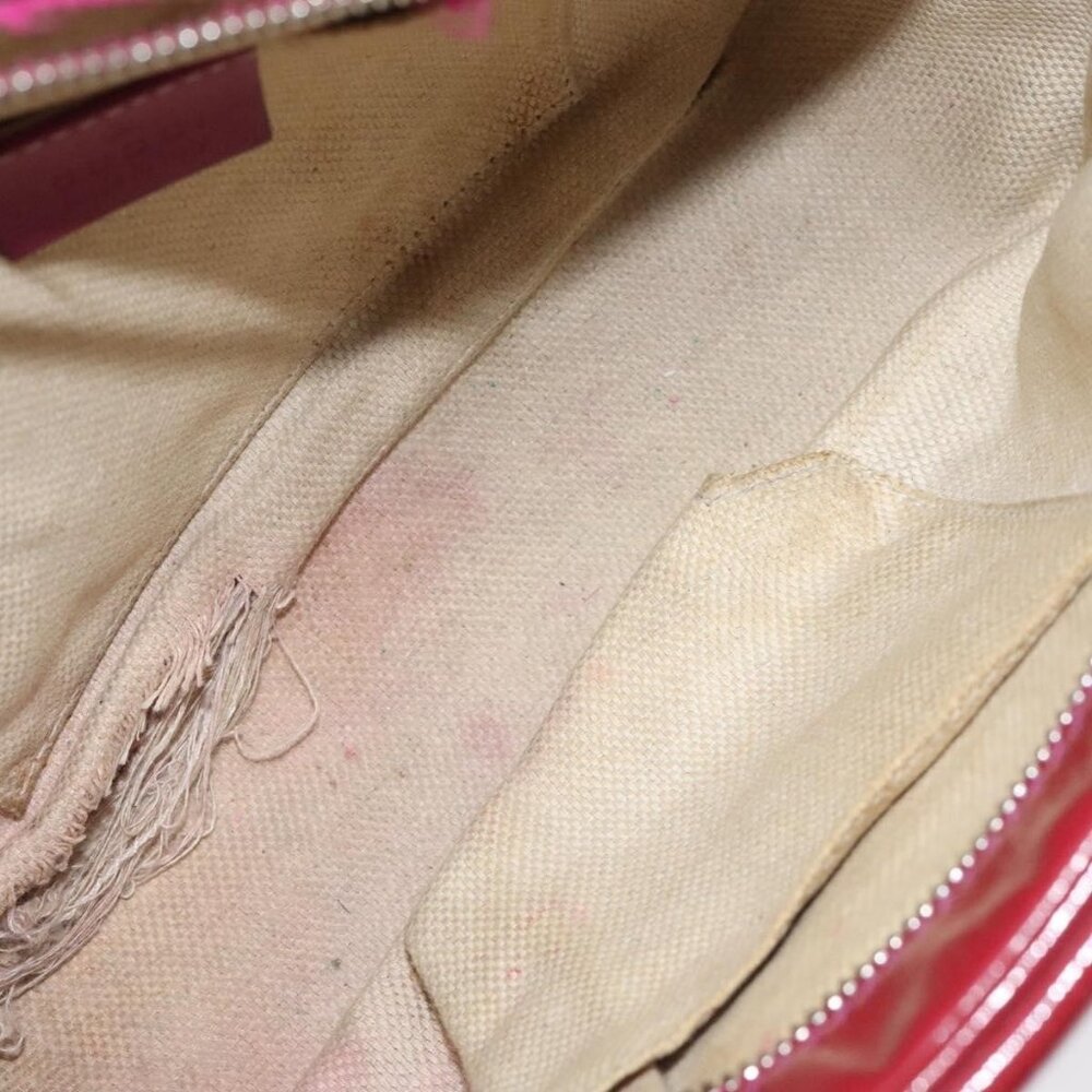 Authentic Gucci Soho Interlocking Shoulder Bag En… - image 2